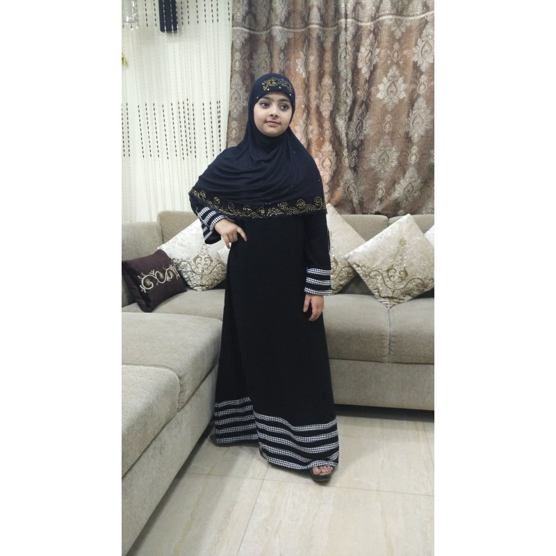 Kids kaftan Shop for Classic Black colored girl s kaftan online